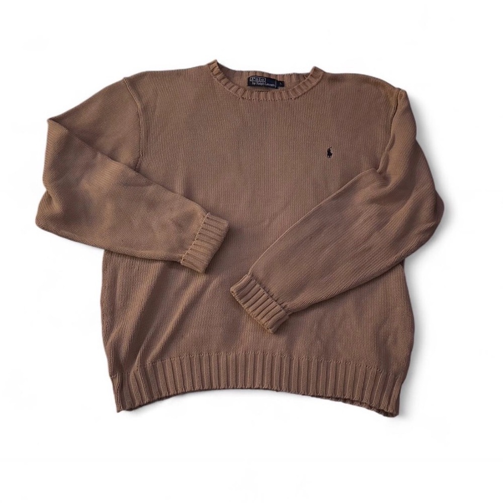 Ralph Lauren Men's Brown Crewneck Sweater